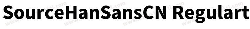 SourceHanSansCN Regularttf字体转换